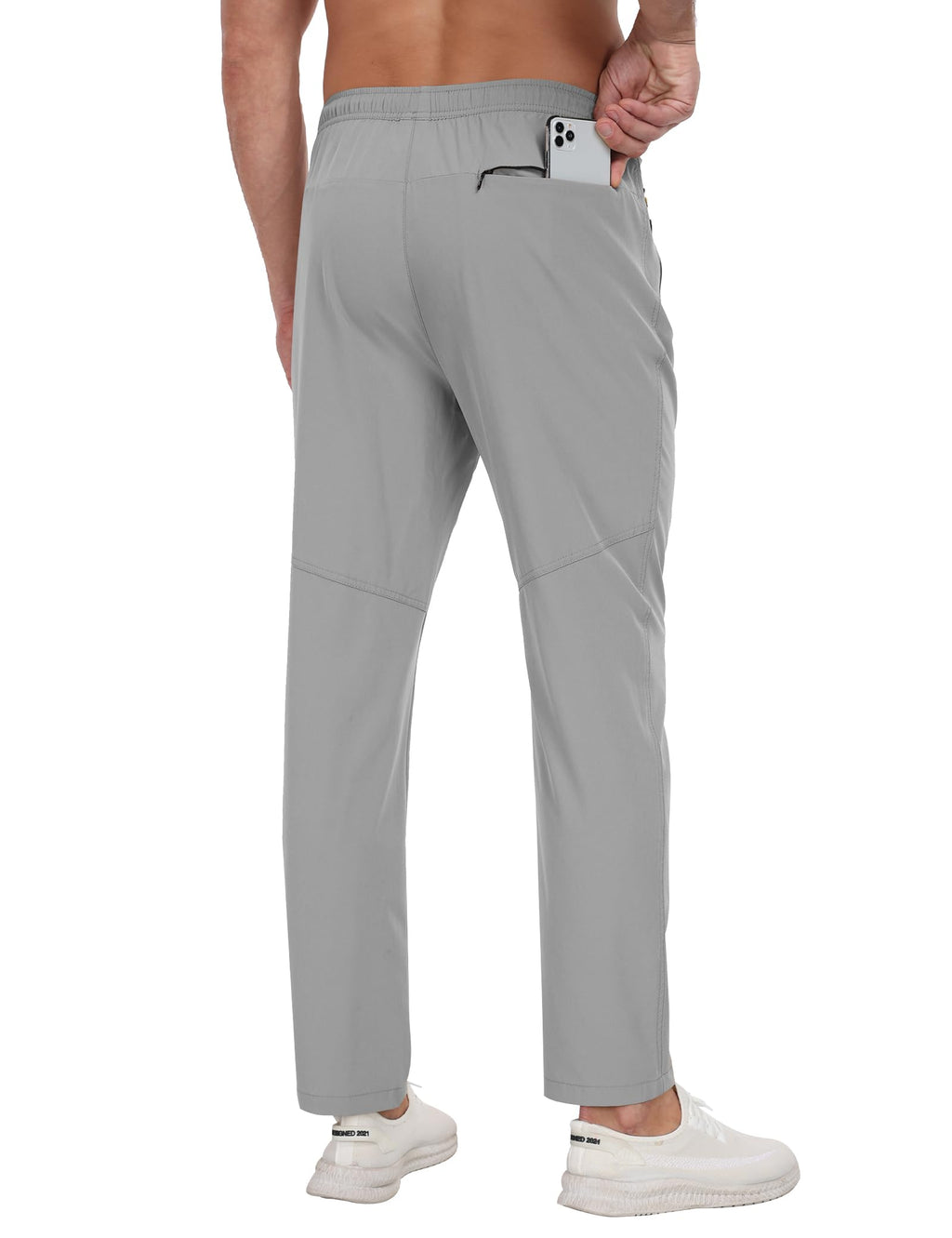 Zoofly Men's Sweatpants Athletic Pants Breathable Quick Dry Water Resistant Jogger Track Pants Workout Hiking Pants