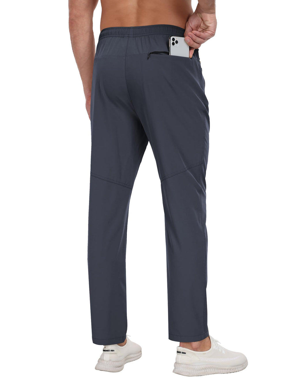 Zoofly Men's Sweatpants Athletic Pants Breathable Quick Dry Water Resistant Jogger Track Pants Workout Hiking Pants