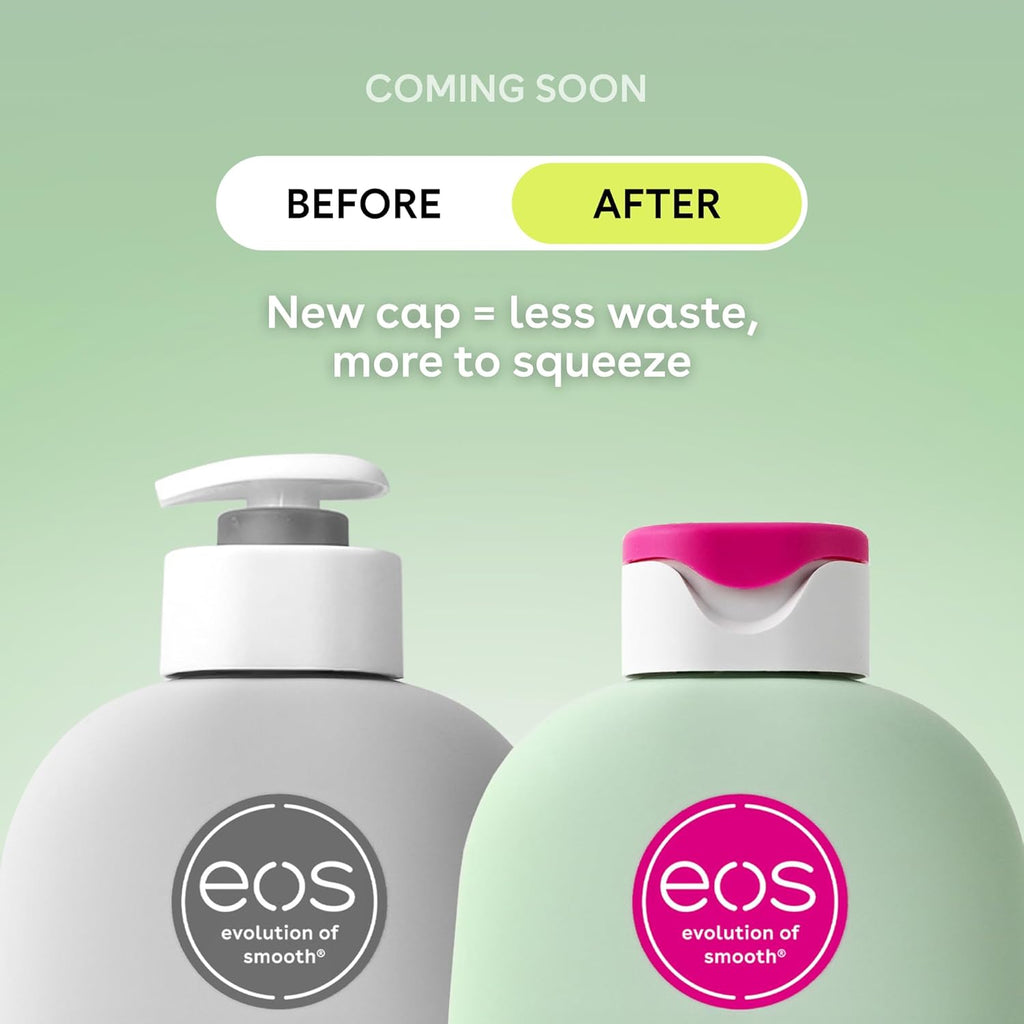 eos Shea Better Body Lotion Vanilla Cashmere, 24-Hour Moisture Skin Care, Lightweight & Non-Greasy, Natural Shea, Vegan, Vanilla Body Lotion, 16 fl oz