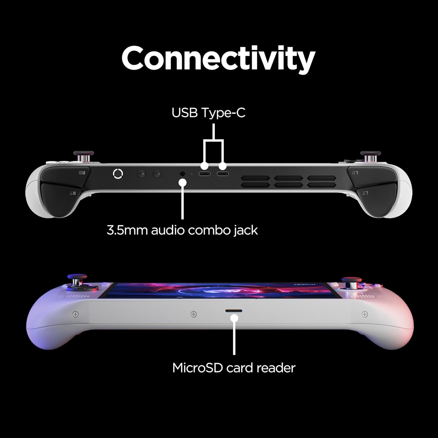 Lenovo Legion Go S - 2025 - Mobile Gaming Console - AMD Radeon graphics - 8" PureSight IPS Display - 120Hz - AMD Ryzen™ Z2 Go - 16GB Memory - 512GB Storage - Glacier White - Free PC Game Pass