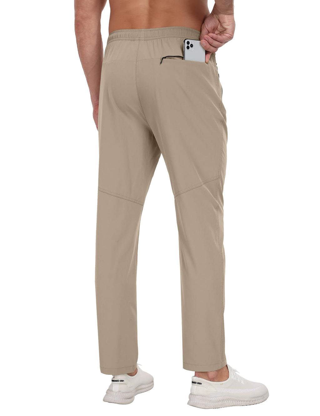 Zoofly Men's Sweatpants Athletic Pants Breathable Quick Dry Water Resistant Jogger Track Pants Workout Hiking Pants