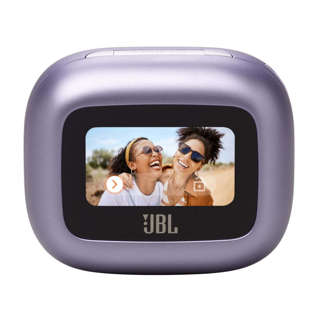 JBL Live Beam 3 - True Wireless Noise-Cancelling Stick-Closed Earbuds, 48Hrs Total Playback, Wireless Charging, 6 Mics for Perfect Calls, Multi-Point Connection, IP55 Waterproof and dustproof (Black)