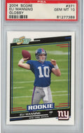 Graded 2004 Score Eli Manning #371 Glossy Rookie RC Football Card PSA 10 Gem Mint