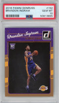 Graded 2016-17 Panini Donruss Brandon Ingram #152 Rookie RC Basketball Card PSA 10 Gem Mint