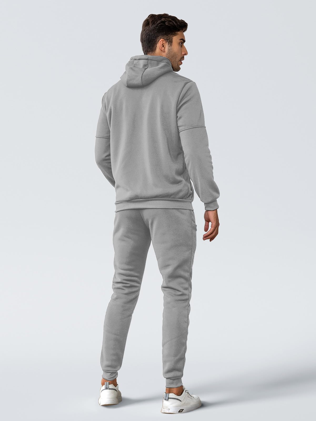 Hakjay Sweatsuits for Men 2 Piece Hoodie Men's Jogging Tracksuit Set Casual Athletic Long Sleeve Outfit Pullover Suit Set