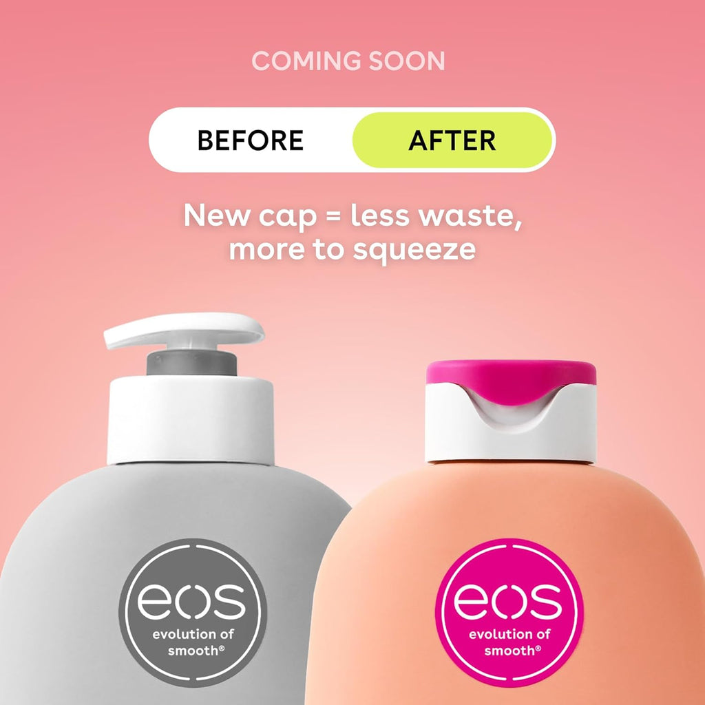 eos Shea Better Body Lotion Vanilla Cashmere, 24-Hour Moisture Skin Care, Lightweight & Non-Greasy, Natural Shea, Vegan, Vanilla Body Lotion, 16 fl oz