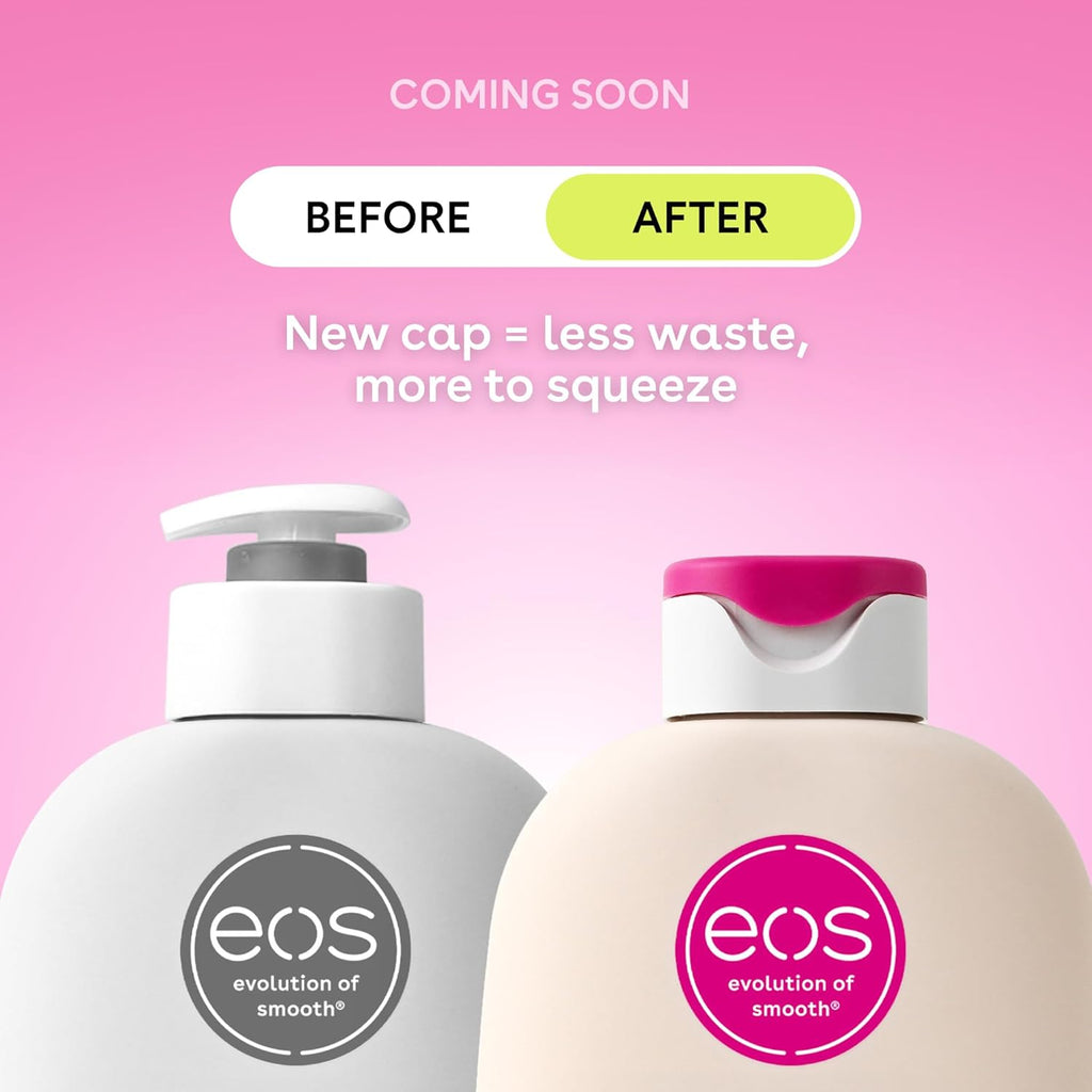 eos Shea Better Body Lotion Vanilla Cashmere, 24-Hour Moisture Skin Care, Lightweight & Non-Greasy, Natural Shea, Vegan, Vanilla Body Lotion, 16 fl oz