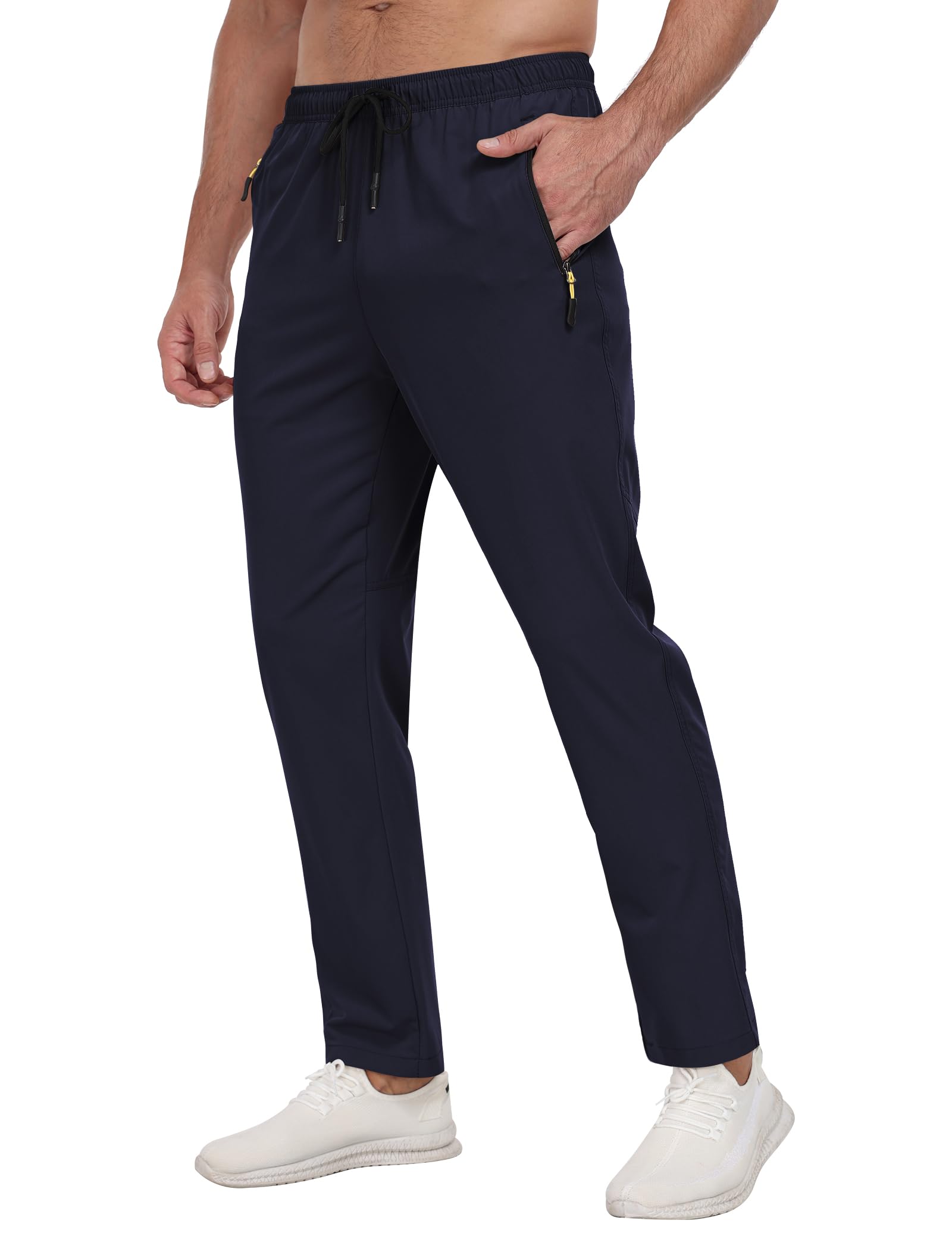 Zoofly Men's Sweatpants Athletic Pants Breathable Quick Dry Water Resistant Jogger Track Pants Workout Hiking Pants