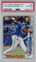 Graded 2020 Topps Opening Day Vladimir Vlad Guerrero Jr. #33 Rookie RC Baseball Card PSA 10 Gem Mint