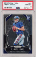 Graded 2019 Panini Prizm Daniel Jones #302 Rookie RC Football Card PSA 10 Gem Mint
