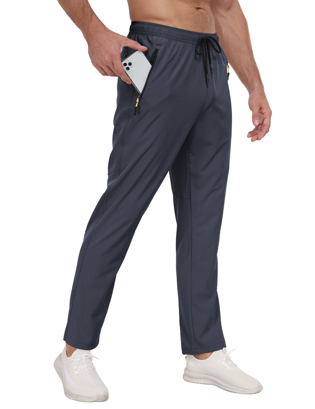 Zoofly Men's Sweatpants Athletic Pants Breathable Quick Dry Water Resistant Jogger Track Pants Workout Hiking Pants