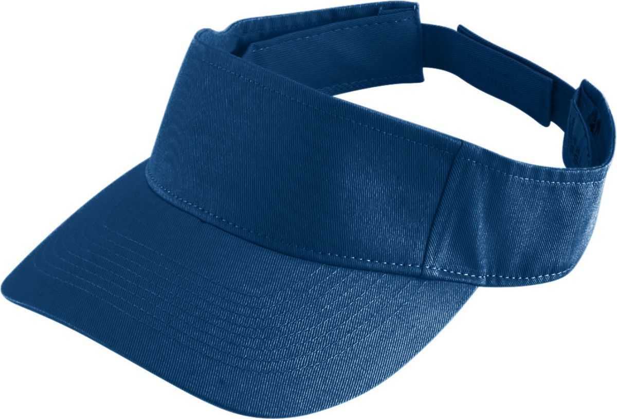 YOUTH SPORT TWILL VISOR - ADJUSTABLE COTTON