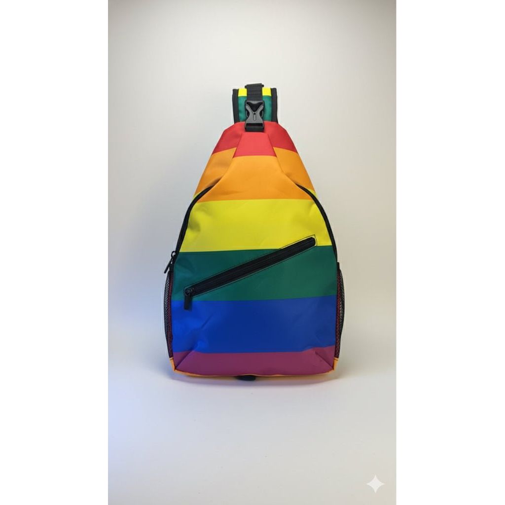 Rainbow Pride Crossbody Sling Bag