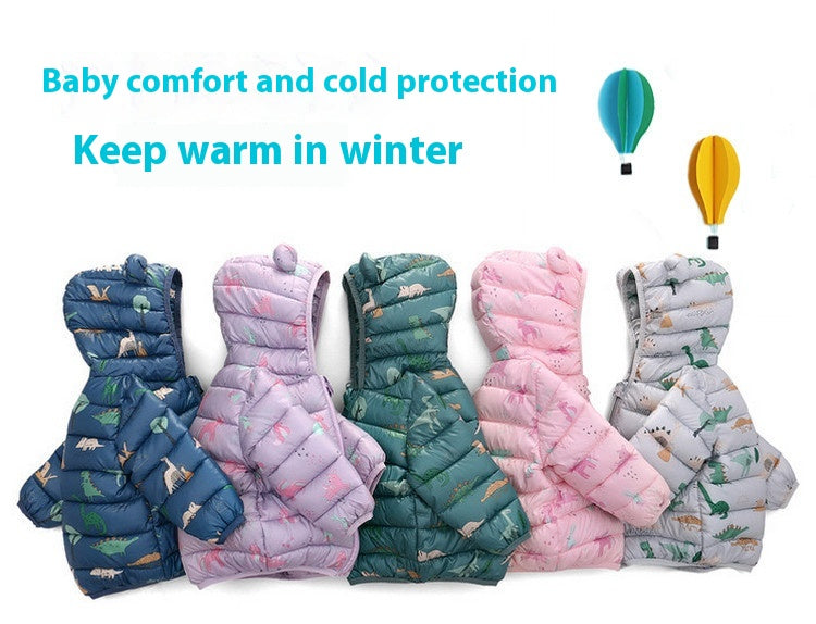 Winter Baby Cotton Coat Thickened Baby Quilt Coat Children's Clothing