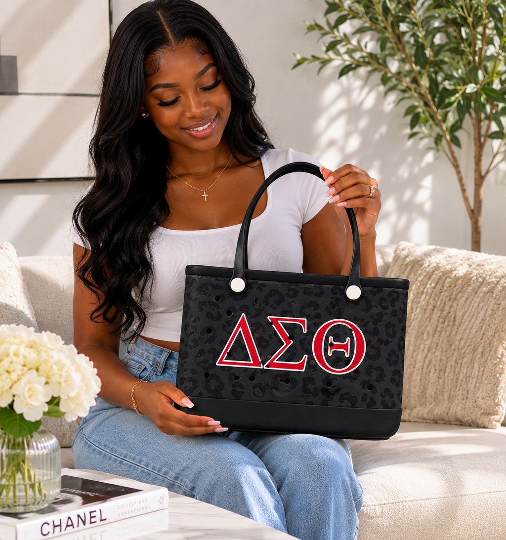 Large Delta Sigma Theta EVA Beach Bag