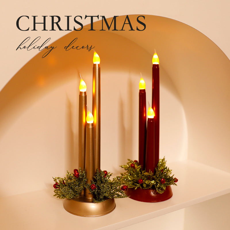 LED Electronic Candle Christmas Decorations