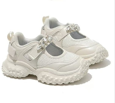 2026 New Summer Girls Sneakers, Breathable Mary Jane Shoes & Chunky Dad Casual Shoes For Big Kids