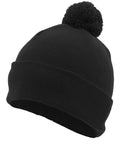 KNIT FOLD OVER POM-POM BEANIE