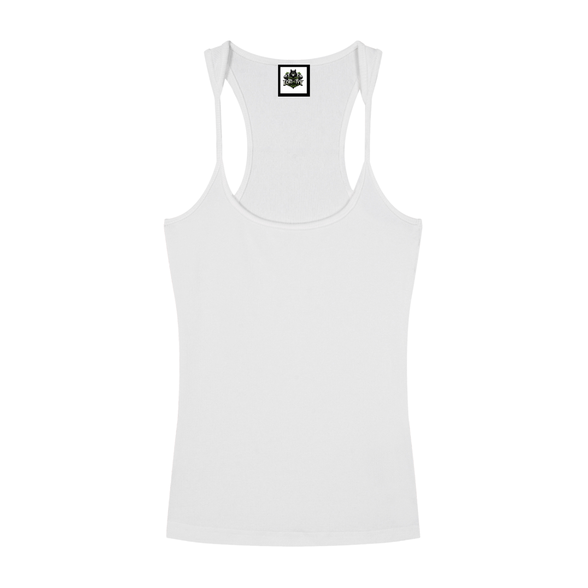 Loki & Ivy Slim Fit Ribbed Racerback Tank Top