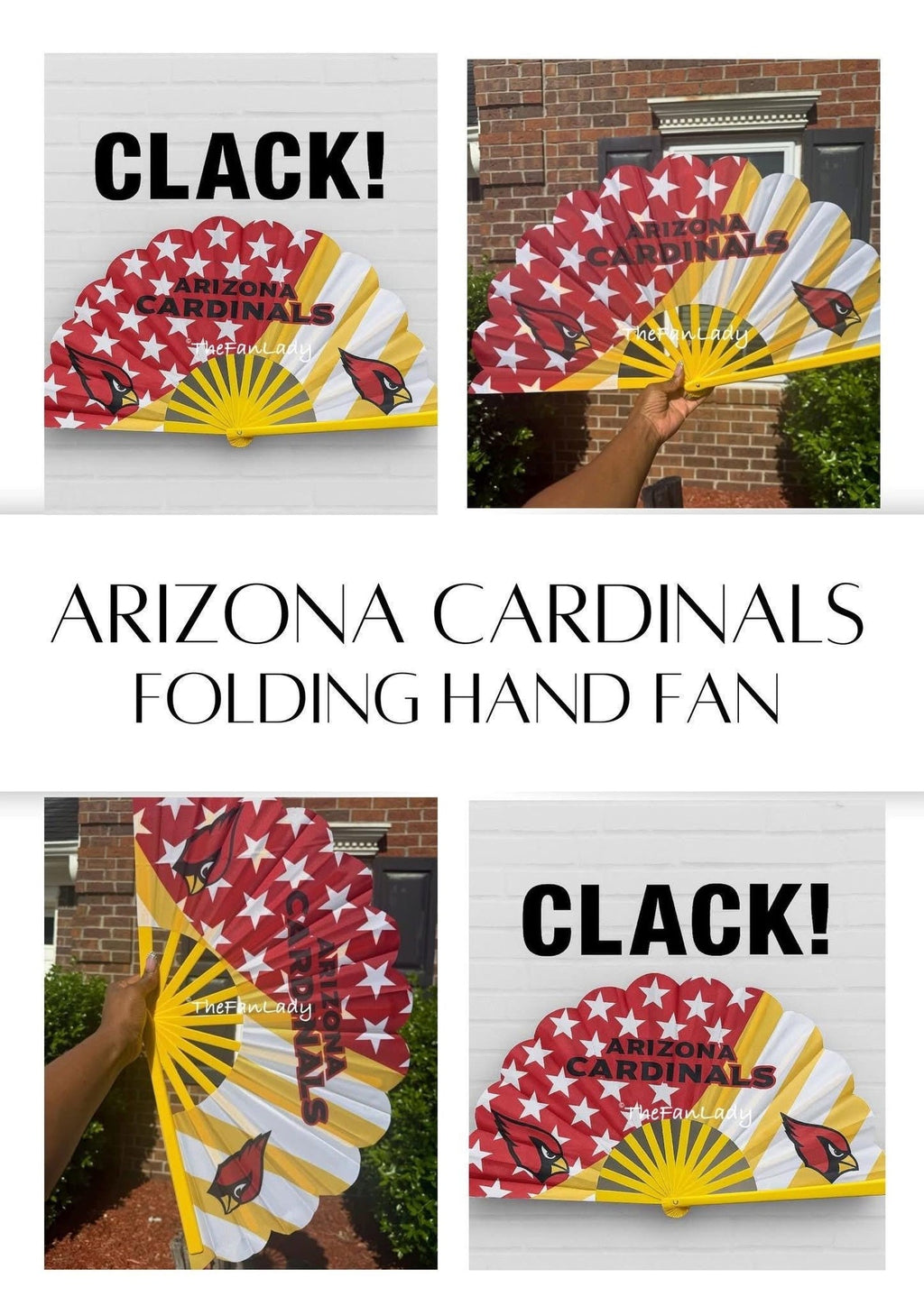 Arizona Cardinals Clack Fan: Game Day Accessory