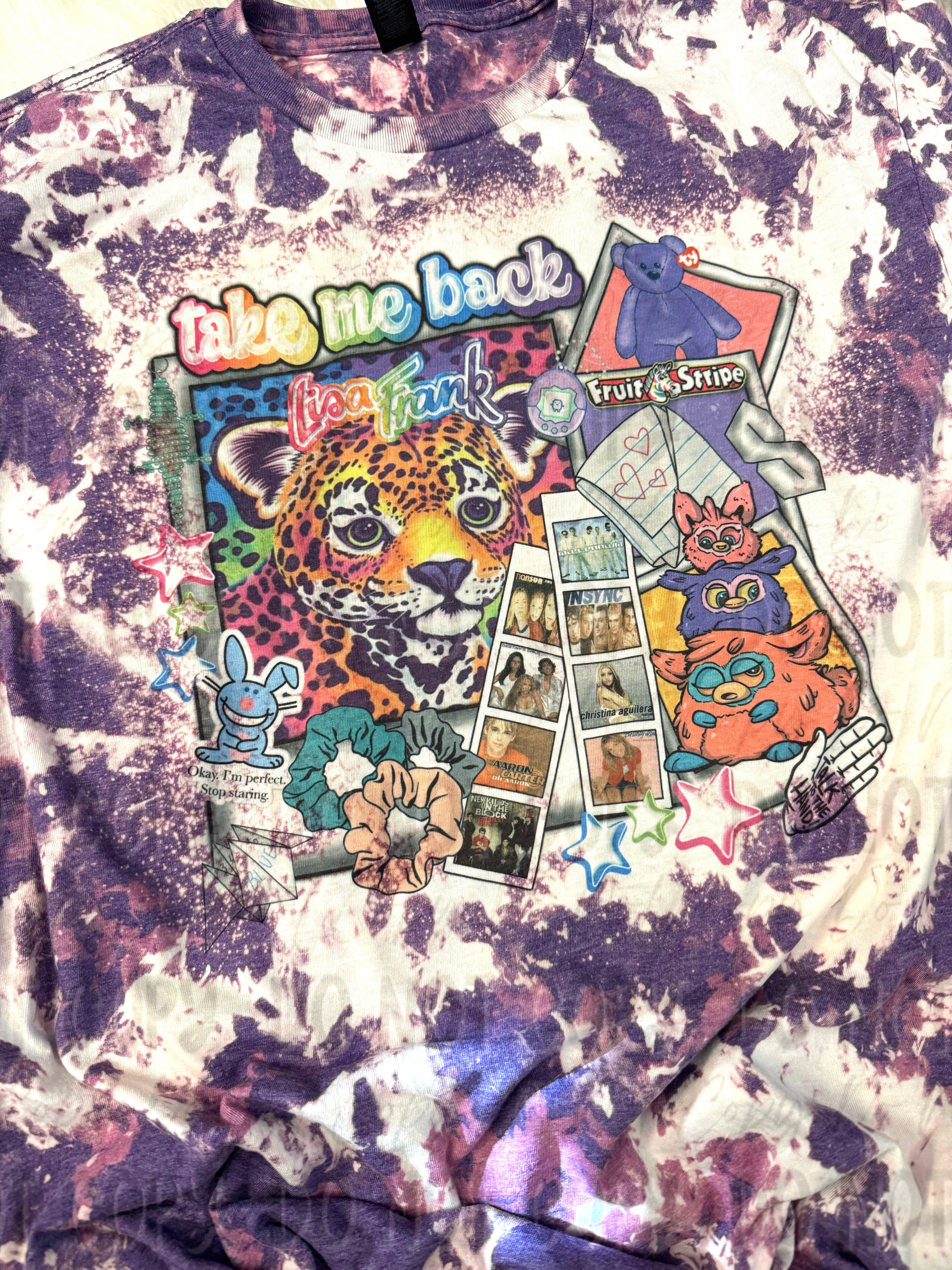 Take Me Back 90s Bleached Tee