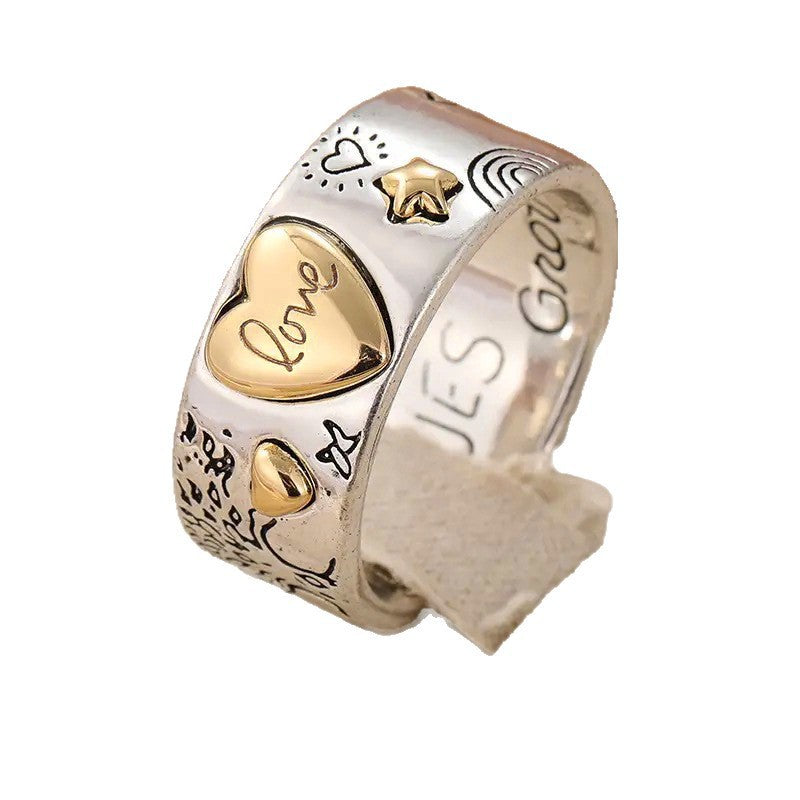 A Double-color Ring Brimming With Love