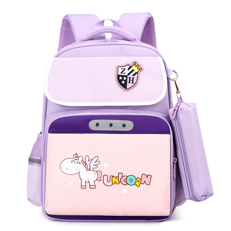 Children's Large Capacity Bag For Burden Reduction And Spine Protection