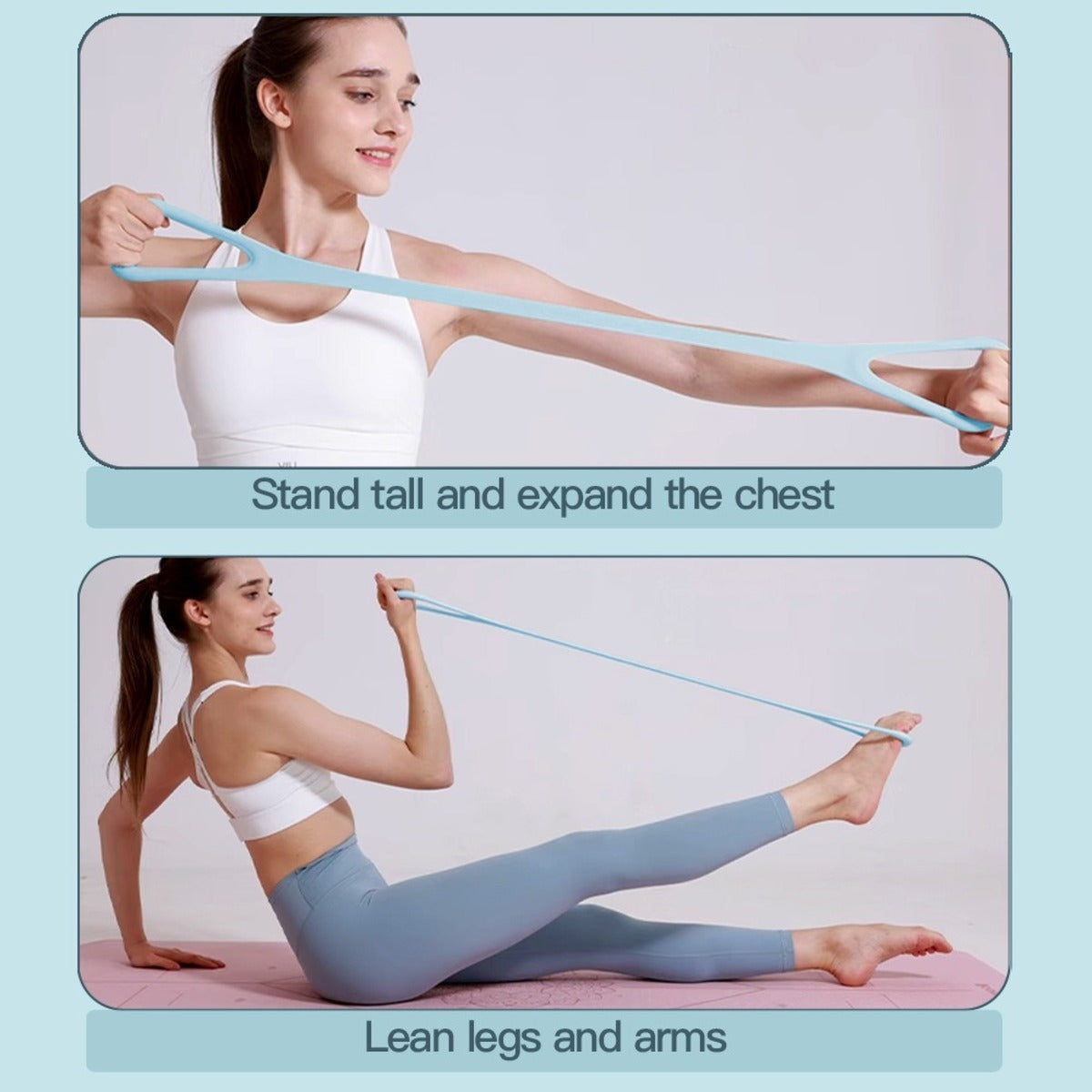 3-Piece Mini Resistance Band Set – Light, Medium & Heavy | Legs, Glutes & Hips