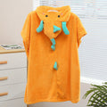 New Dinosaur Children Increase Absorbent Bathrobe With Hood Cloak