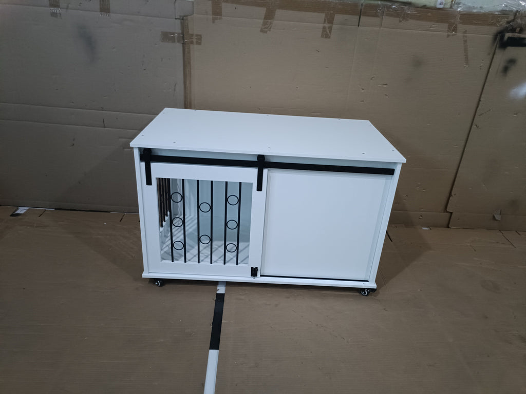 39.37'' Modern Wooden Dog Crate Furniture