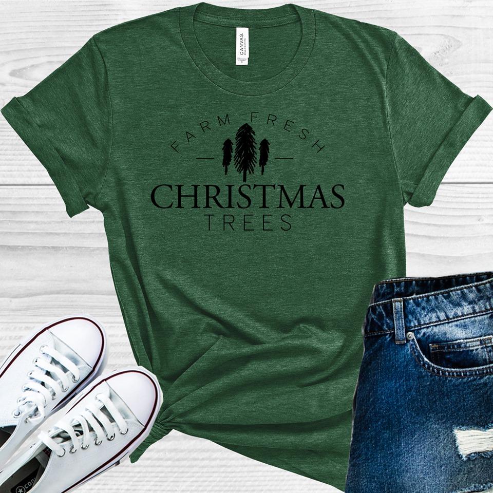 Farm Fresh Christmas Trees Graphic Tee