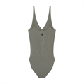 Loki & Ivy Women’s Full-Zip Ruched Bodysuit