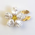 Alloy Pearl Rhinestone Cufflink Buttons