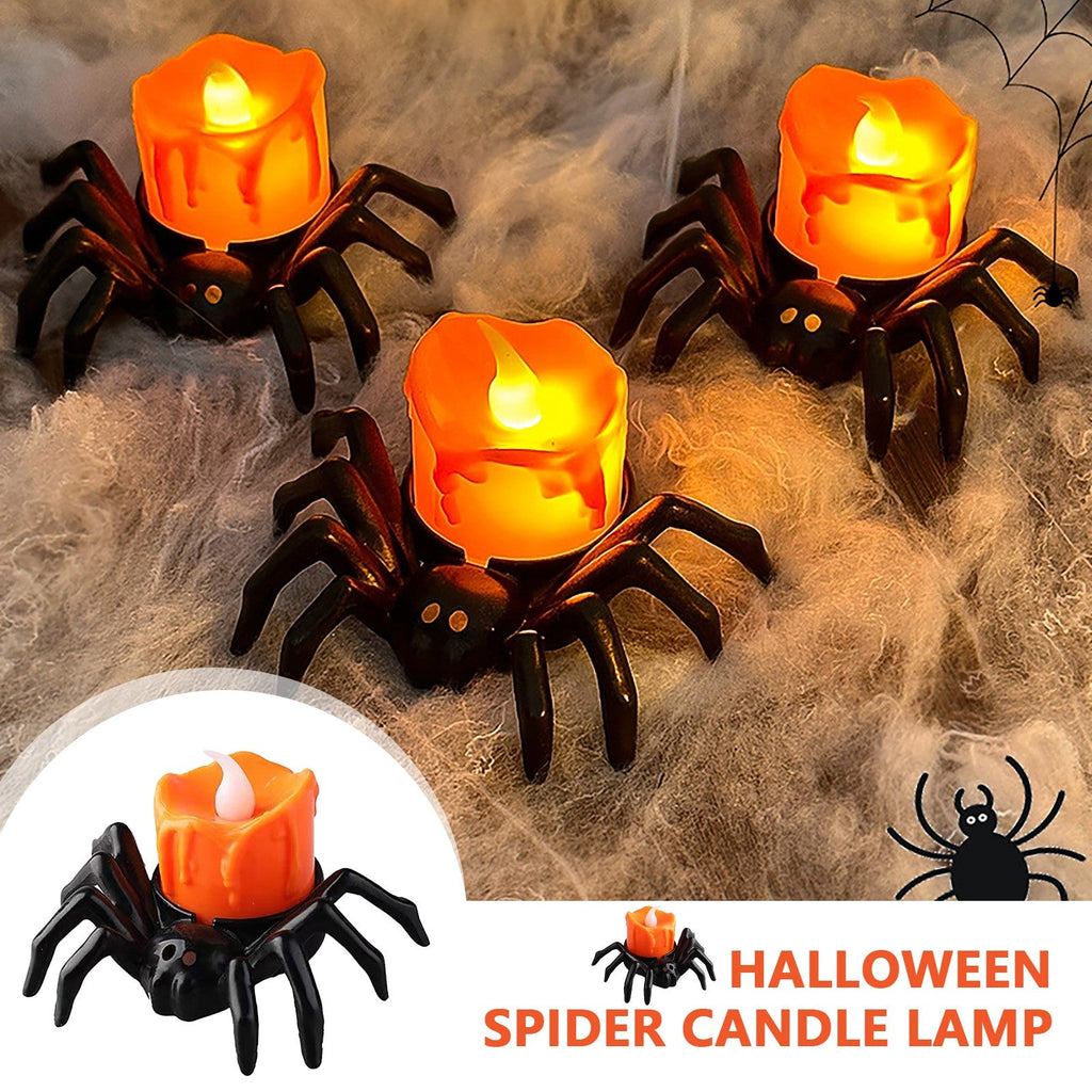 Halloween Decoration Spider Night Lights Party Supplies Decoration Props Bar, Haunted House, Horror Party Accessories