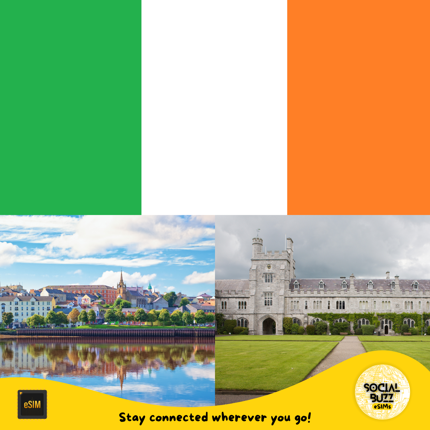 Ireland eSIM Internet Data Plan