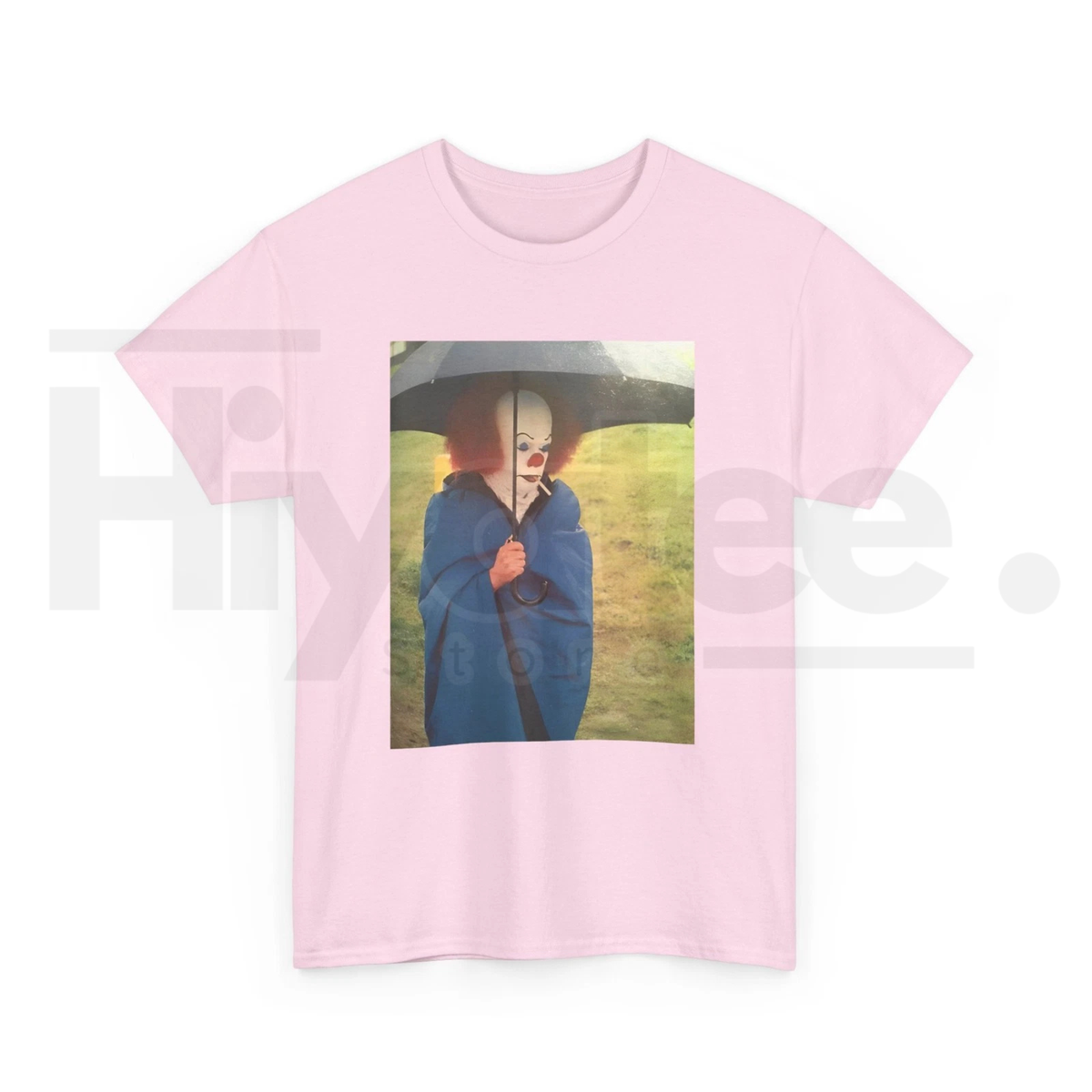 Tim Curry On IT Set Smoking Cigarette T-Shirt – Vintage Horror Movie Graphic Tee