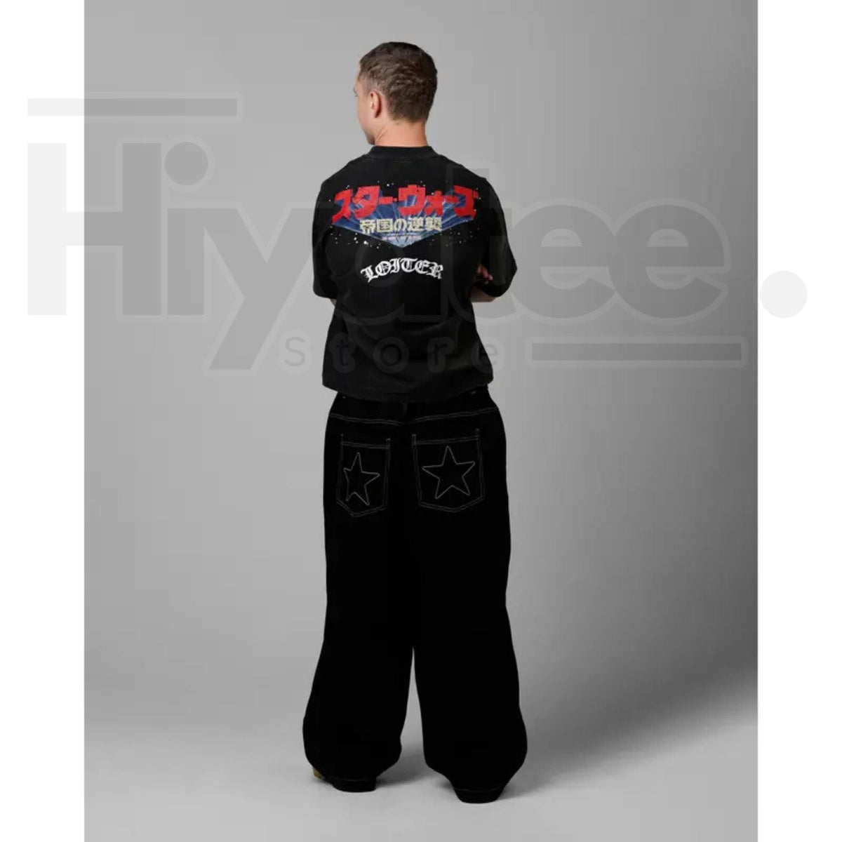 Loiter Star Wars Vintage T-Shirt Washed – Retro Sci-Fi Graphic Heavyweight Streetwear Tee