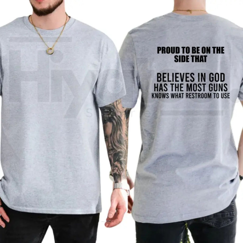 Proud To Be On The Side That T-Shirt – Funny Republican Trump Supporter Conservative Tee