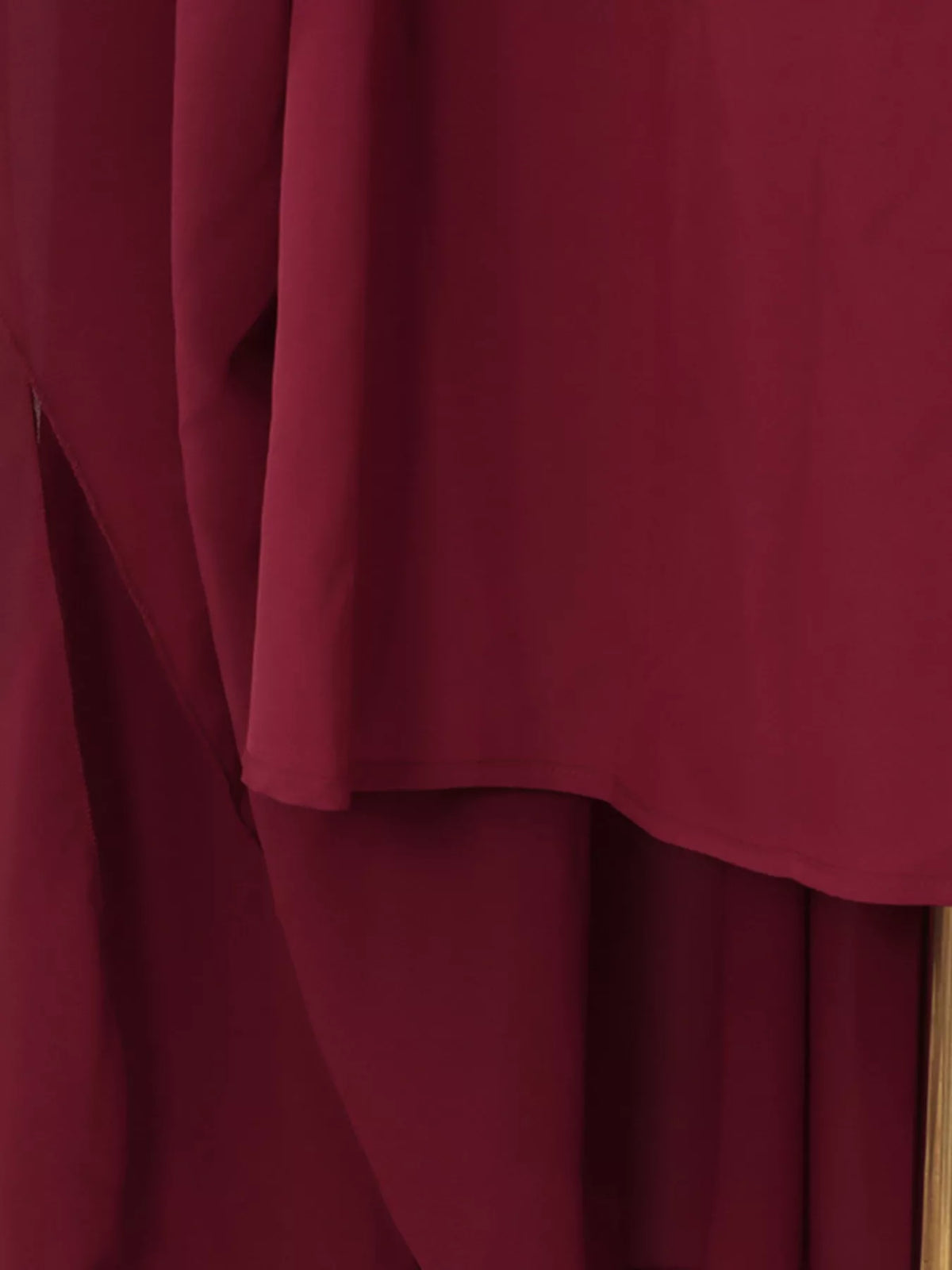Ruched Halter Neck Cape Maxi Dress