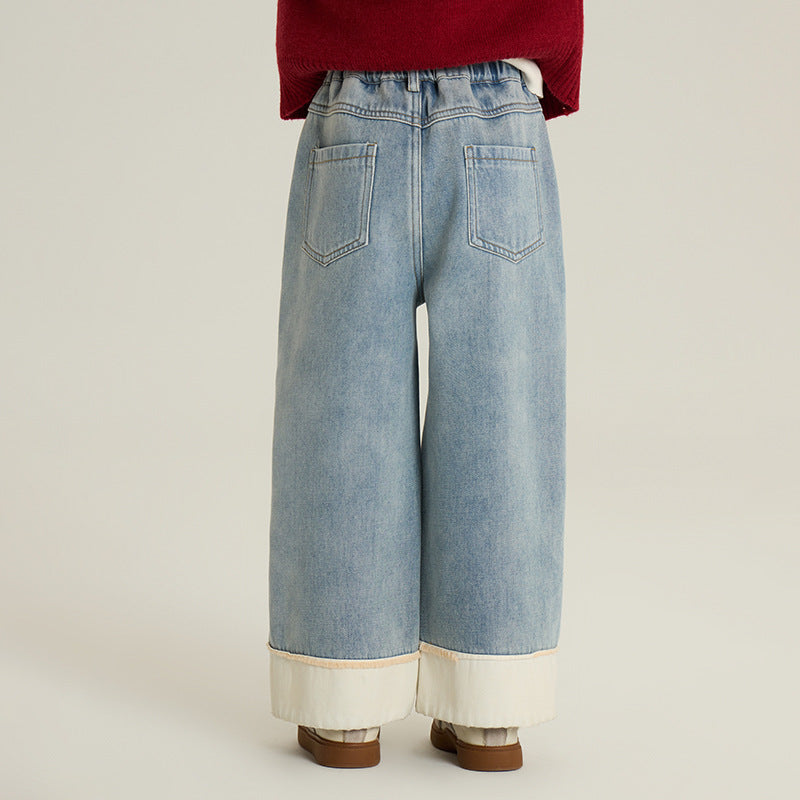 Boys And Girls Casual All-matching Straight Pants