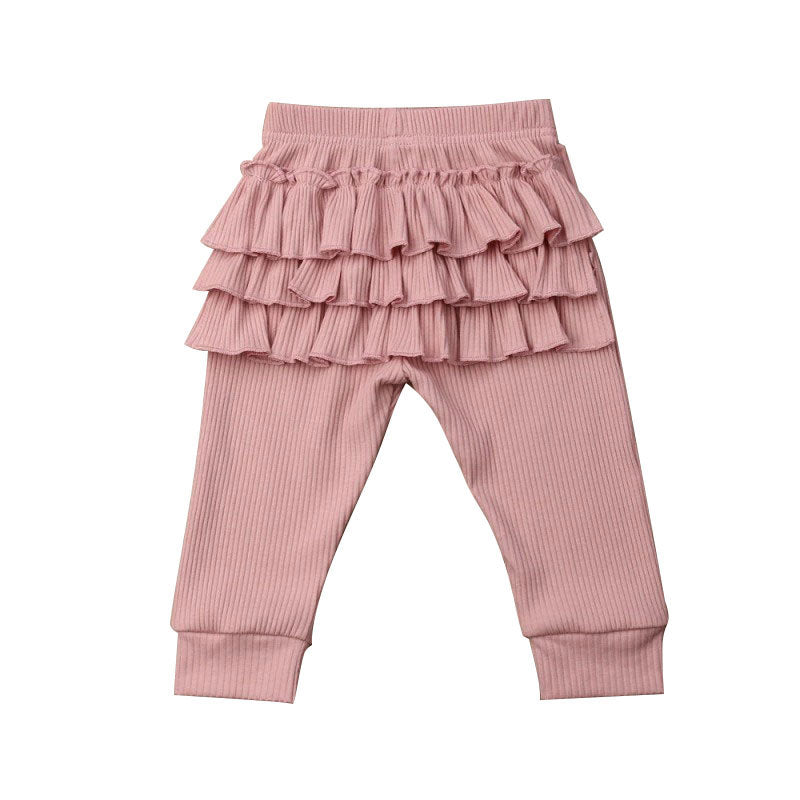 Girls' Lace Pants Outer Leggings