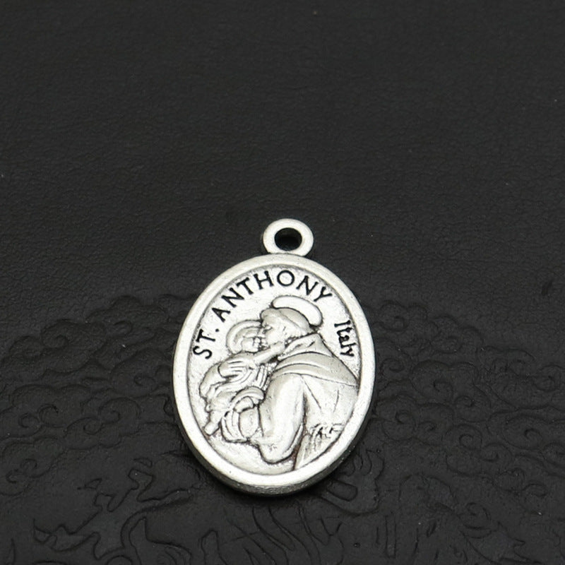 Personalized Vintage Rosary Pendant Accessory