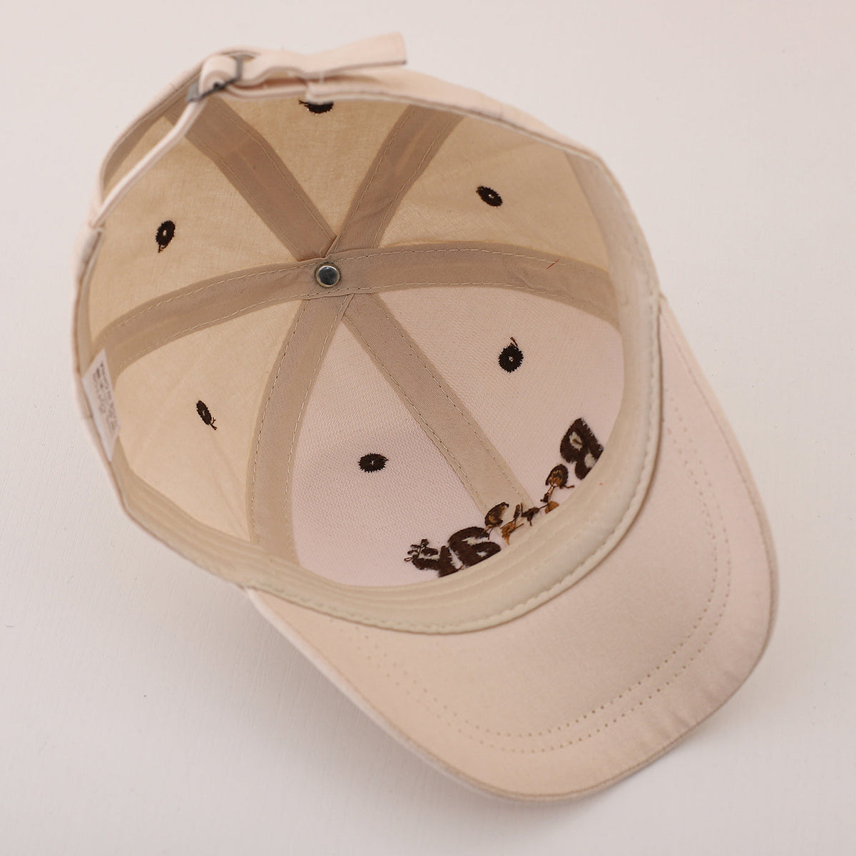 Children's Single-color Simple Cartoon Mouse Letter Embroidery Adjustable Cute And Casual Baseball Cap Suitable For Traveling And Playing