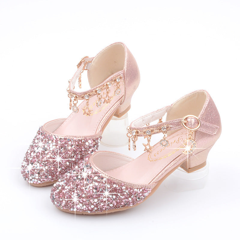 Princess Shoes Student Performance Shoes Baotou Sandals