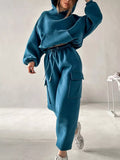 Kangaroo Pocket Hoodie and Joggers Set