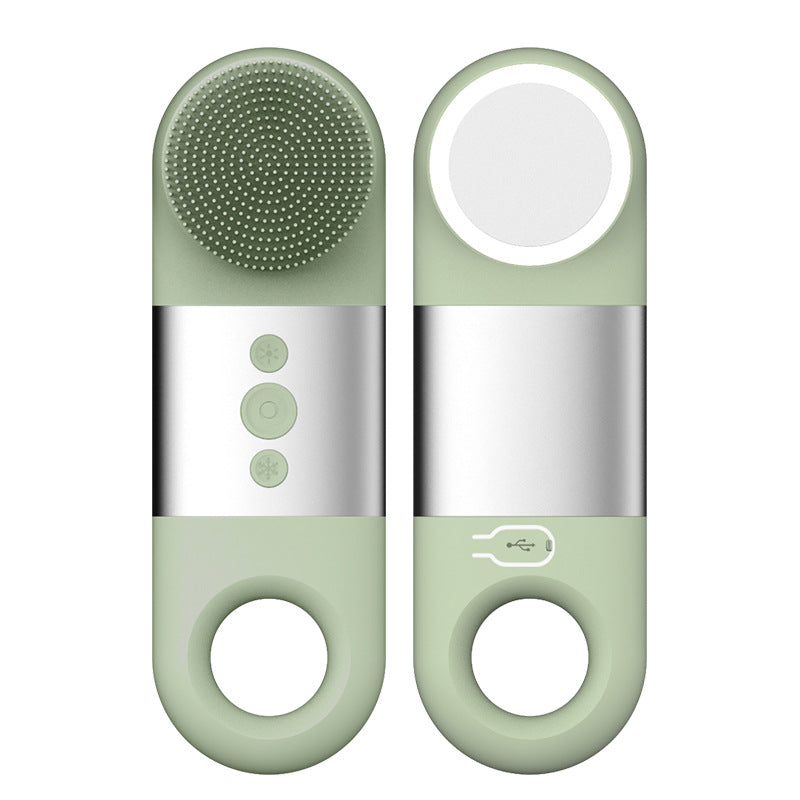 Silicone Ultrasonic Household Portable Charging Facial Cleaner Pore Cleaner