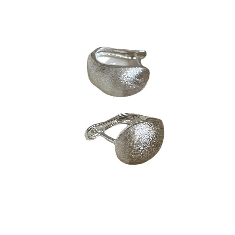 Geometric Irregular Brushed Earrings