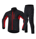 Autumn and winter three-layer composite fleece cycling jersey