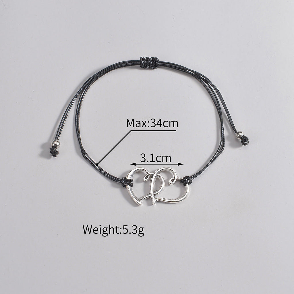 Personalized Woven Adjustable Womens Anklet