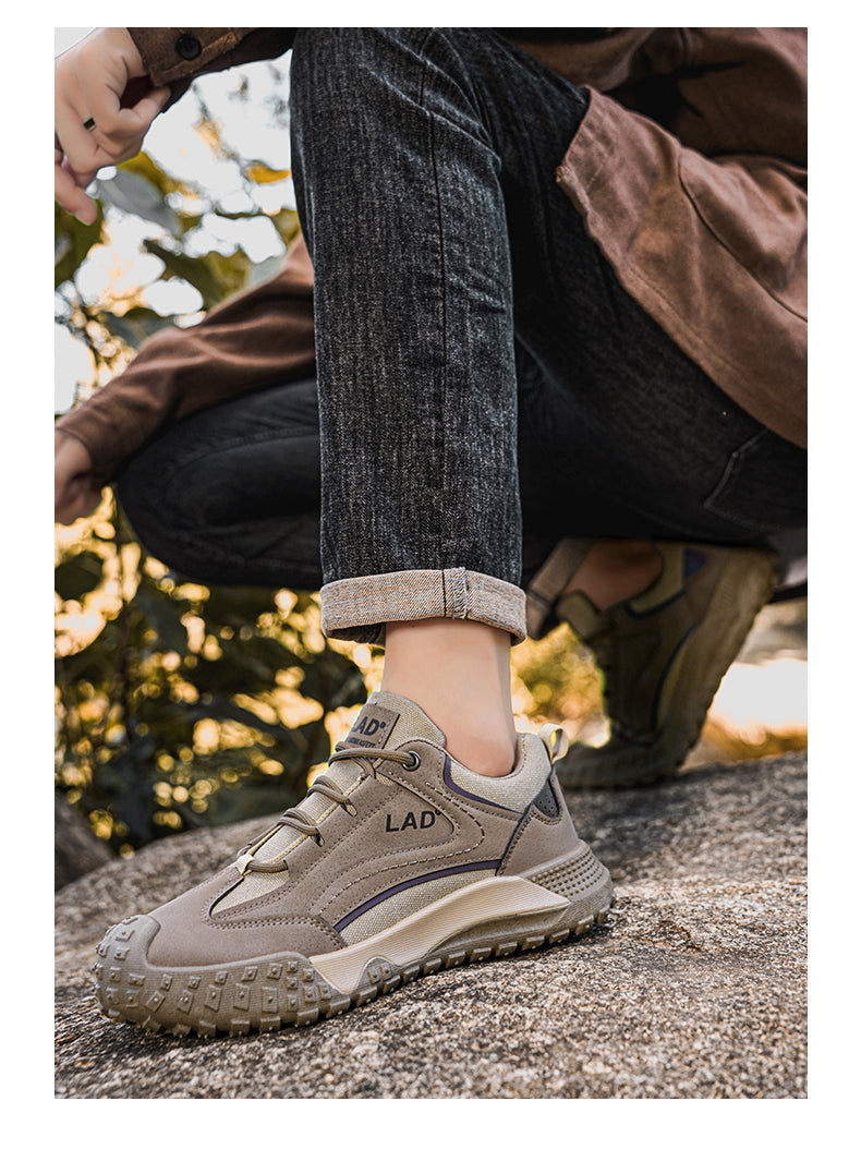 2026 New Men's Safety Work Shoes, Comfortable Versatile Mesh Casual Sneakers, Anti-slip Wear-resistant Working Footwear